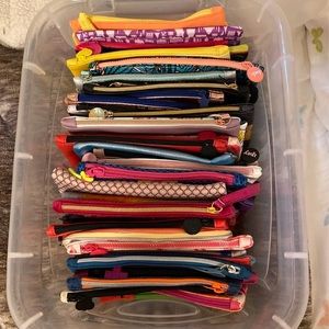 Ipsy makeup bags (40 total)